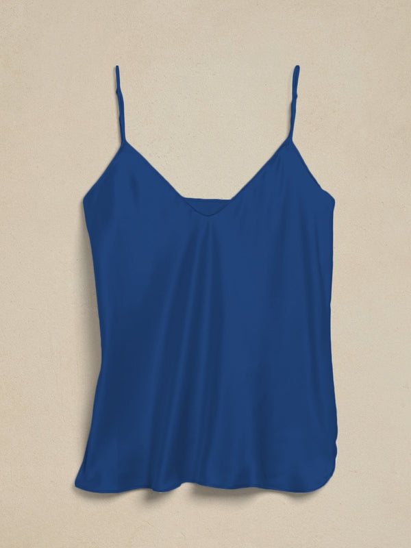 Silk Camisole - Navy Blue