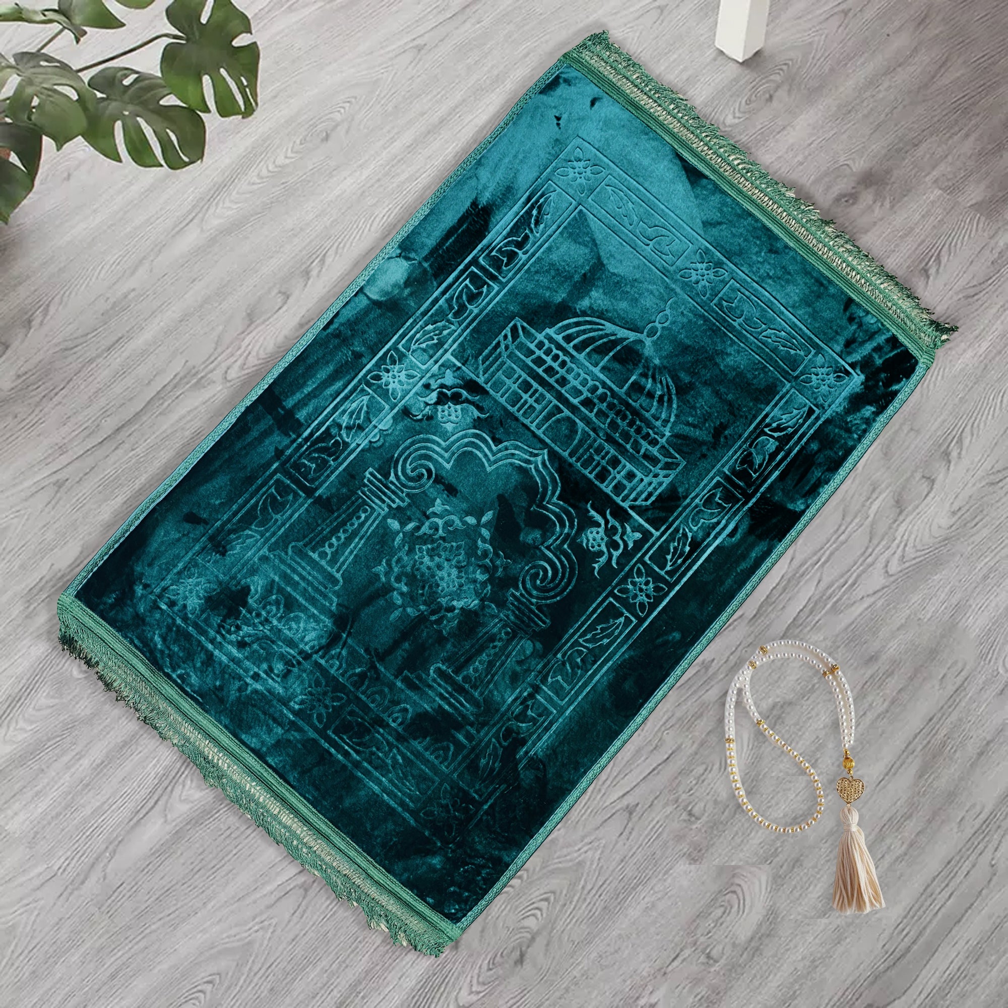 Premium Velvet Prayer Mat - Jannah