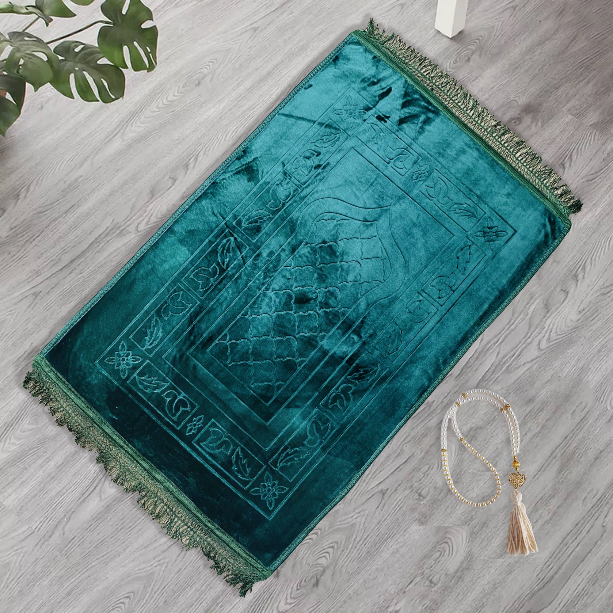 Premium Velvet Prayer Mat - Falah