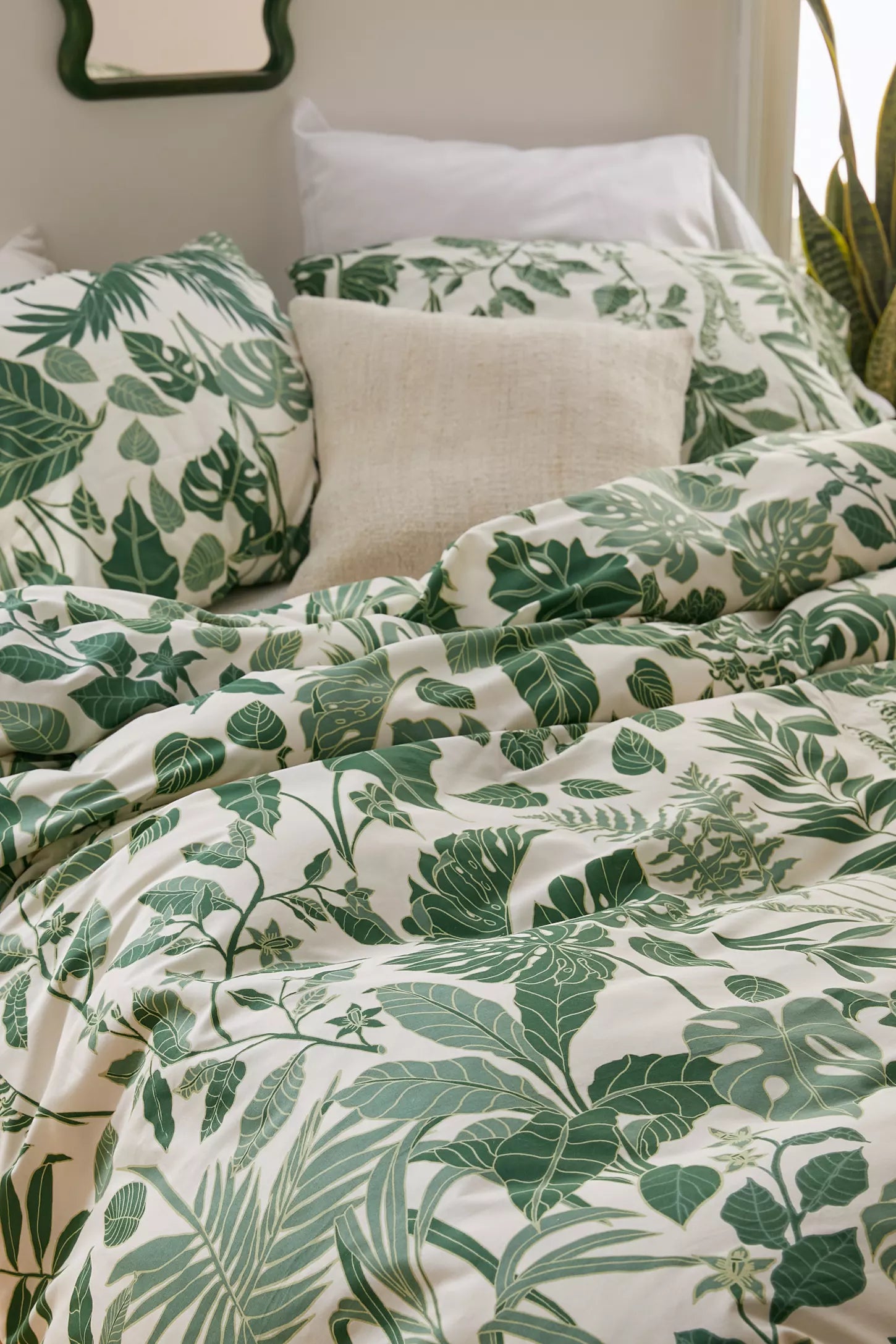 Greenery Bed Sheet Set Percale