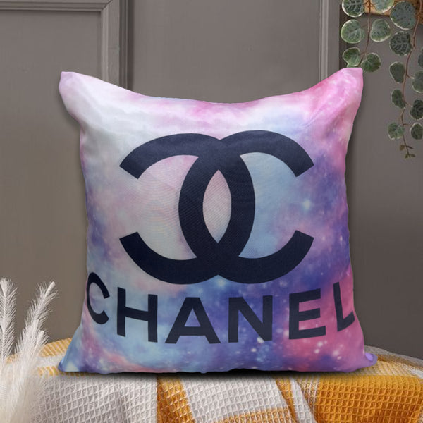 Digital Printed Silk Cushion Cover - Chanel Impression