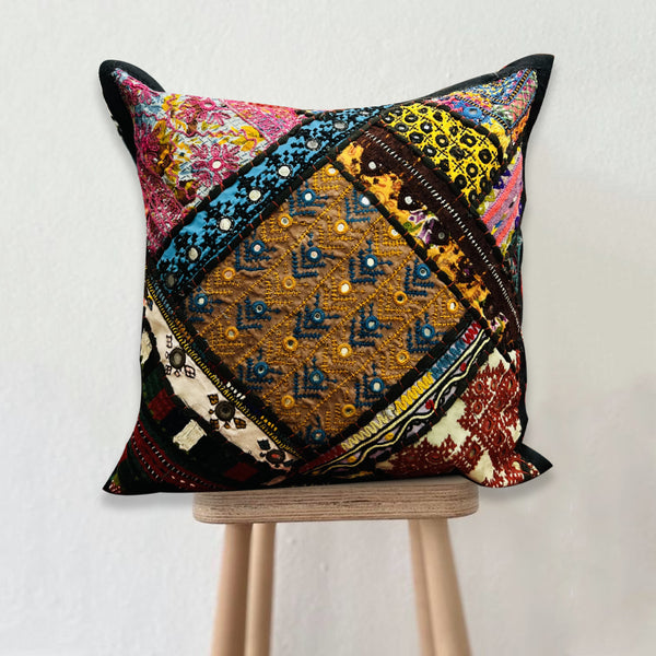 Handmade Cushion Cover - Mughal Majesty