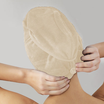 Hair Turban / Hair Towel  - Beige