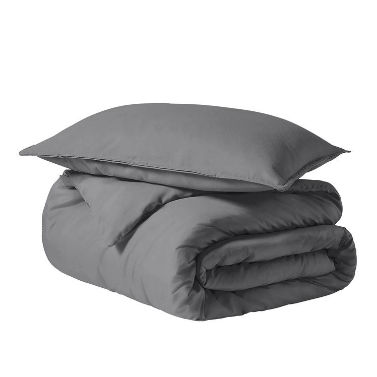 Grey Solid Sheet Set