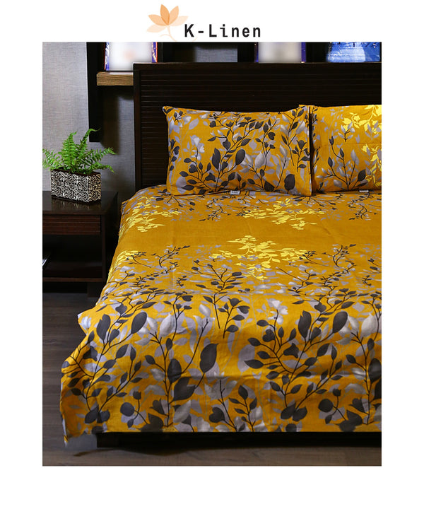 Golden summer Bed Sheet Set