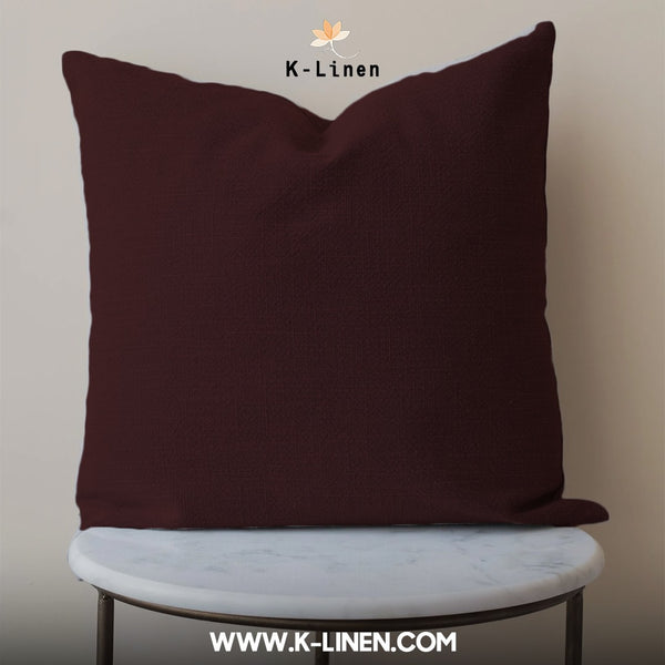 Jersey Cushion Cover - Brown