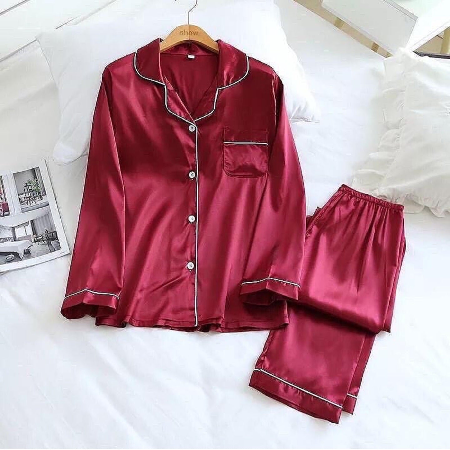 Silk Loungewear Suit