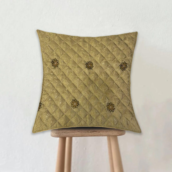 Quilted Cushion Cover - Velvique - Pack Of Two