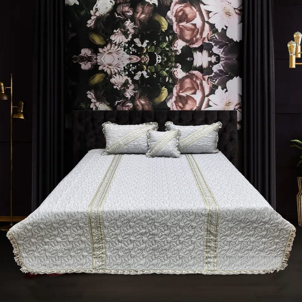 Quilted Bedspread Set- Silkara