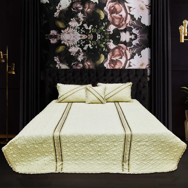 Quilted Bedspread Set- Satinova