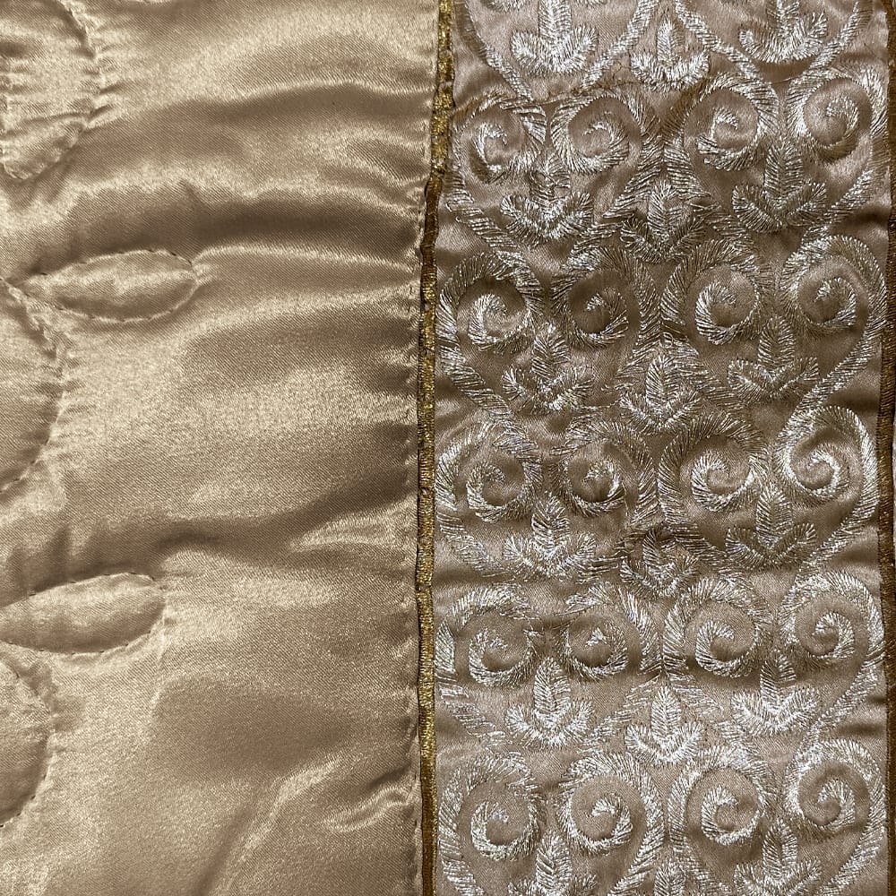 Bridal bedsheet set - Golden Hues