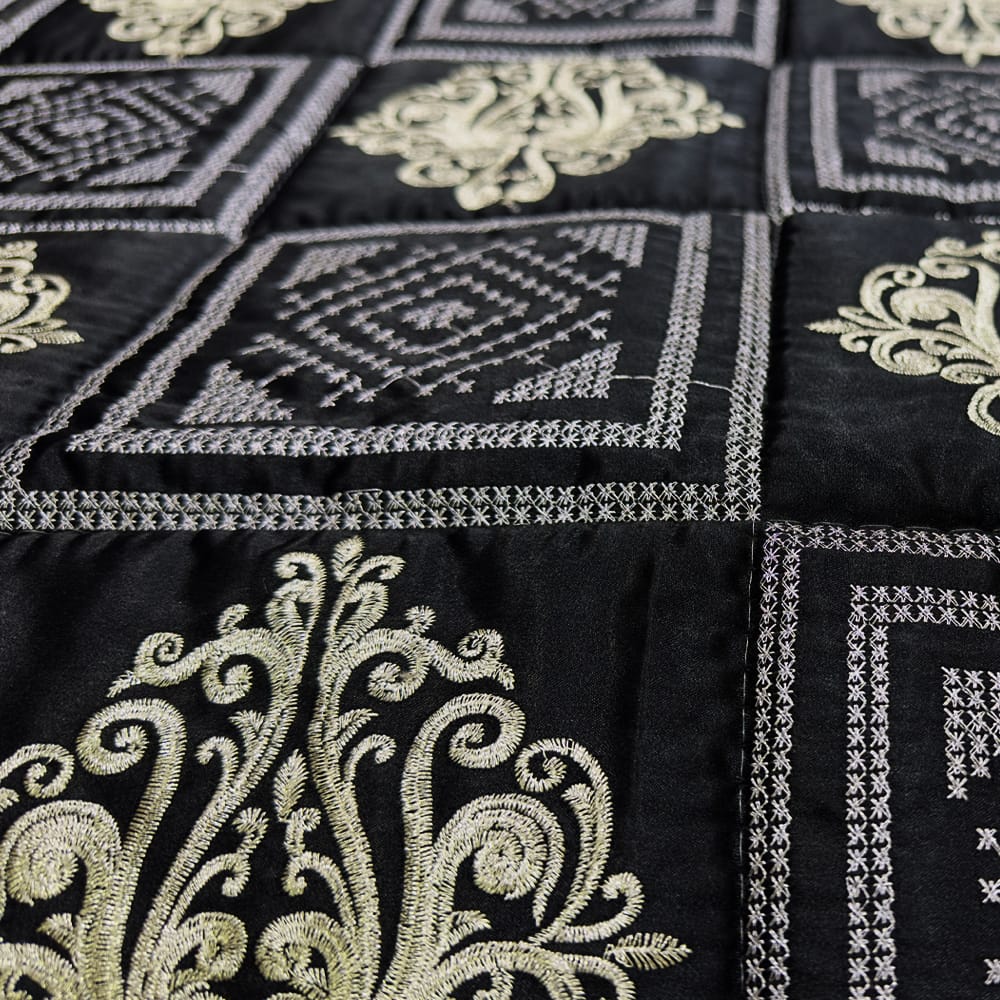 Bridal bedsheet set - Black