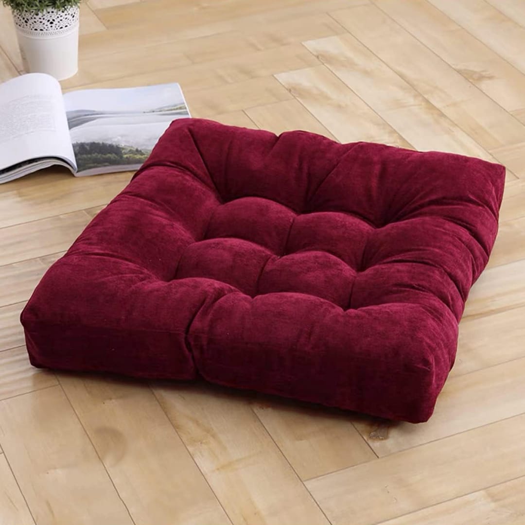 Square Shape Velvet floor Cushion