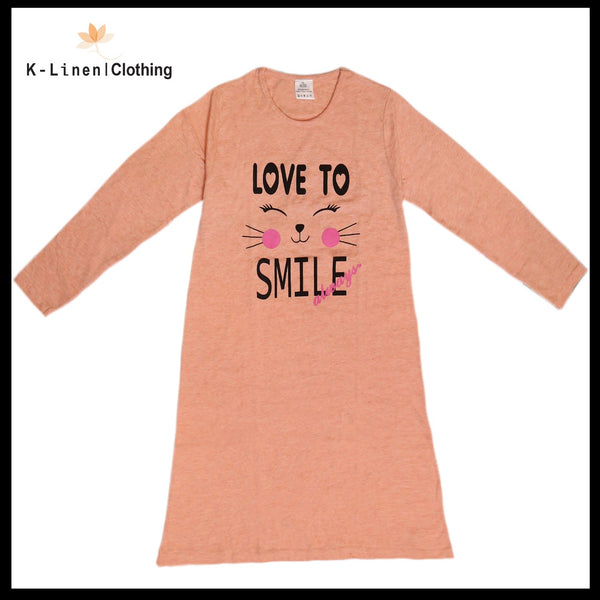 Long Tee  - Love to smile