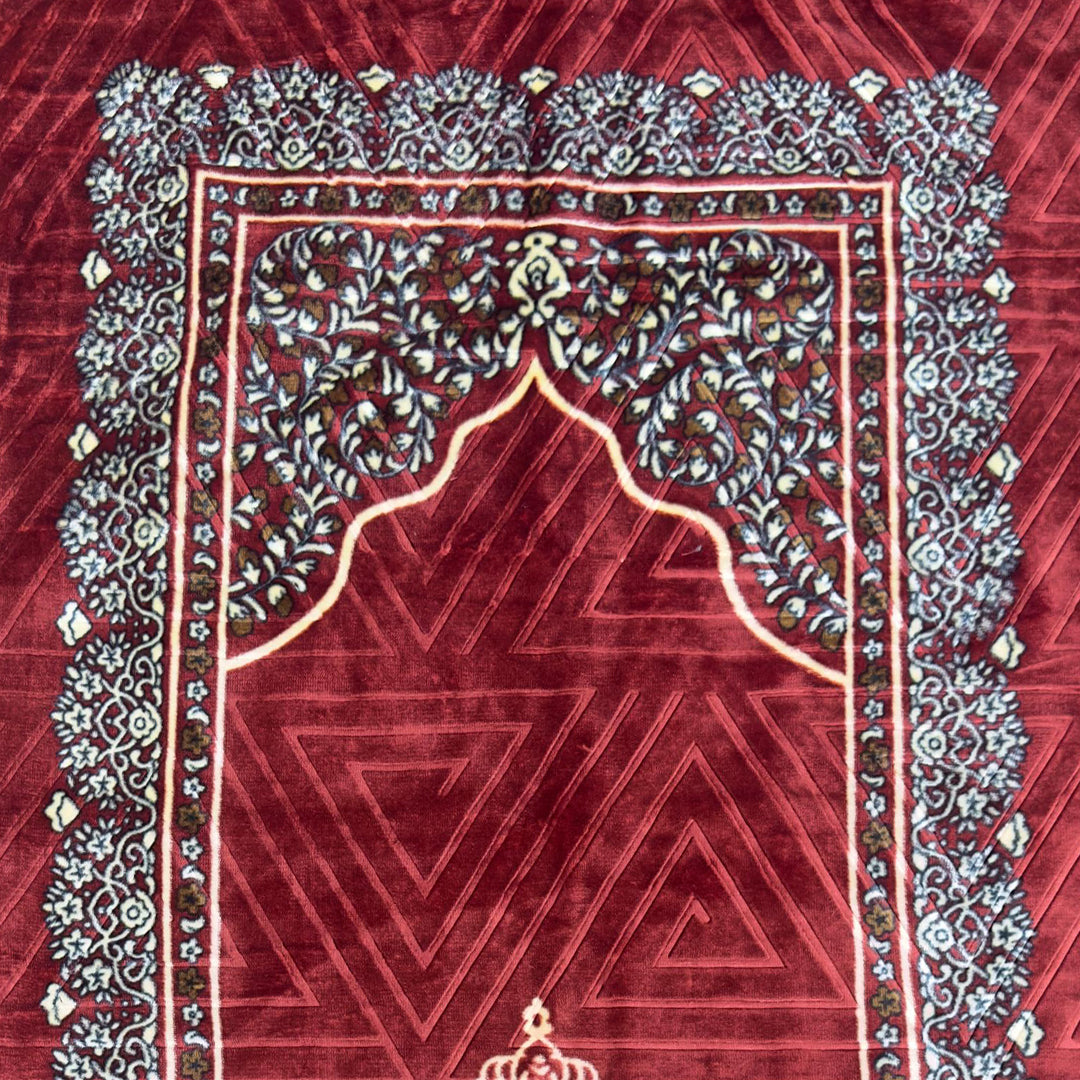 Premium Velvet Prayer Mat - Rahmah