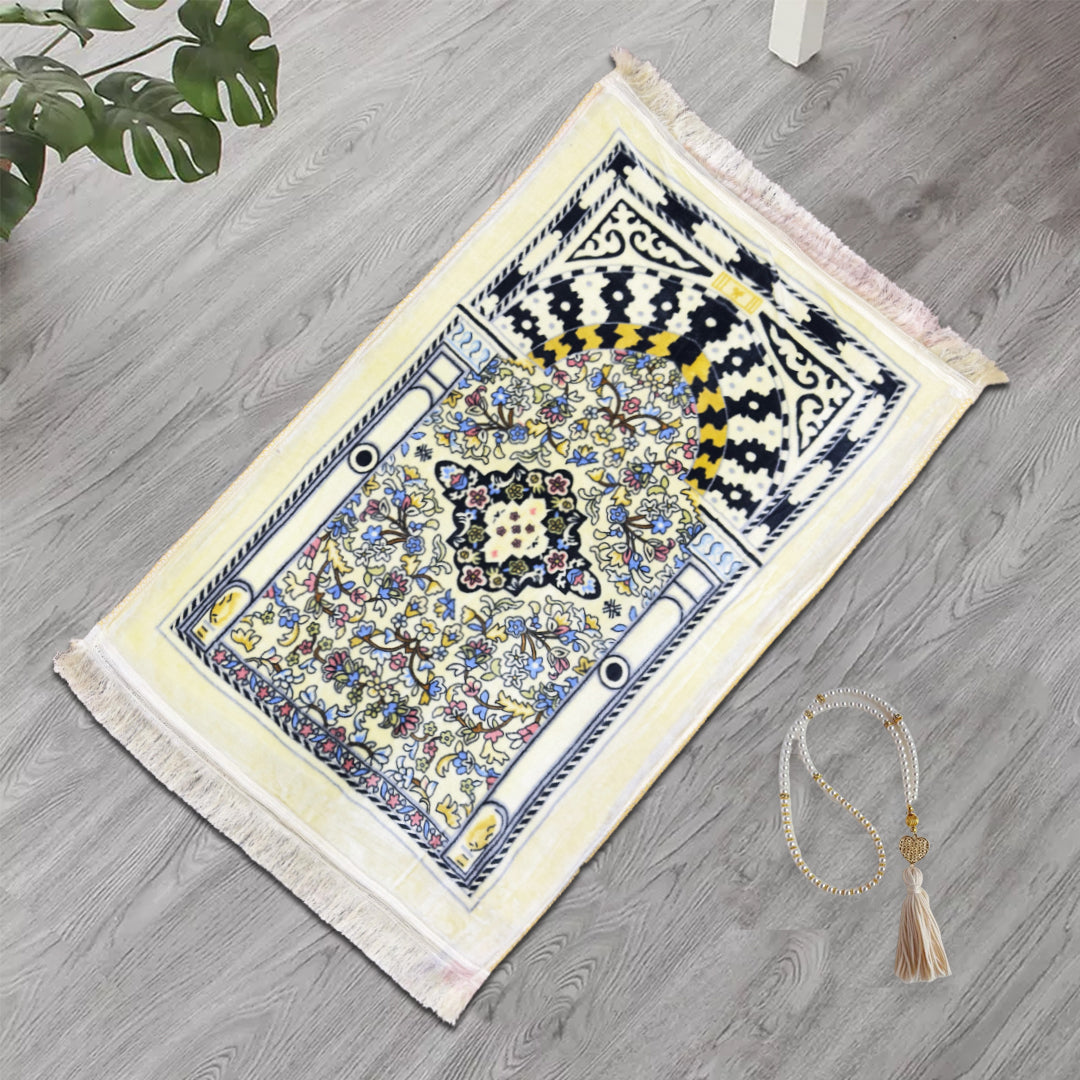 Premium Velvet Prayer Mat - Huda