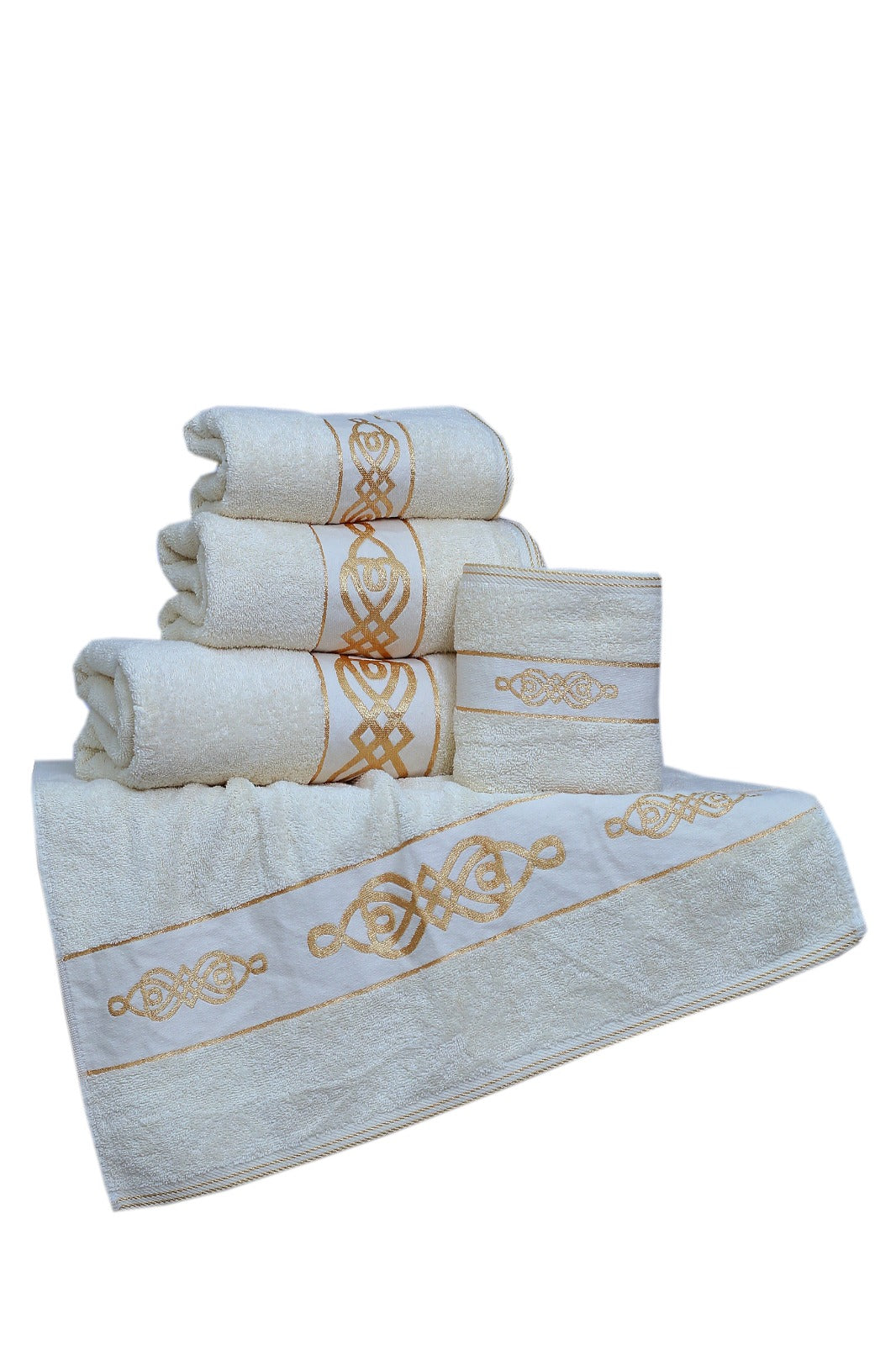 Premium Jacquard Towel - White