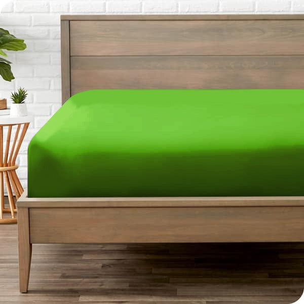 Jersey Bed Fitted Sheet - Green