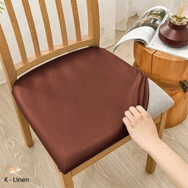 Chair Seat Covers- Chocolate Brown