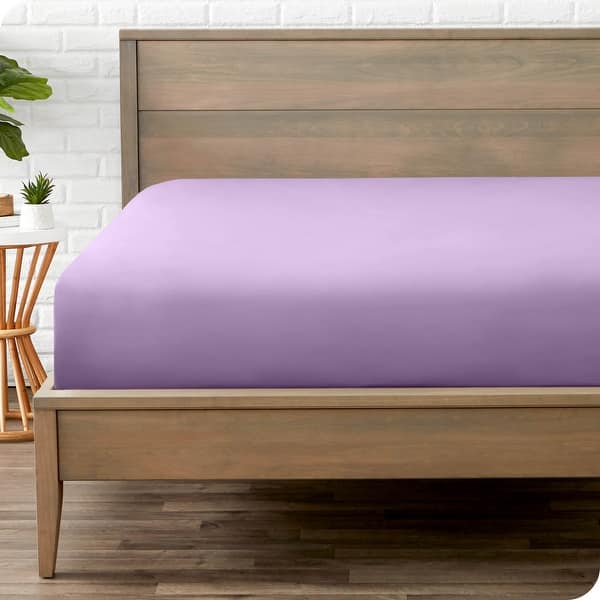 Jersey Bed Fitted Sheet - Purple