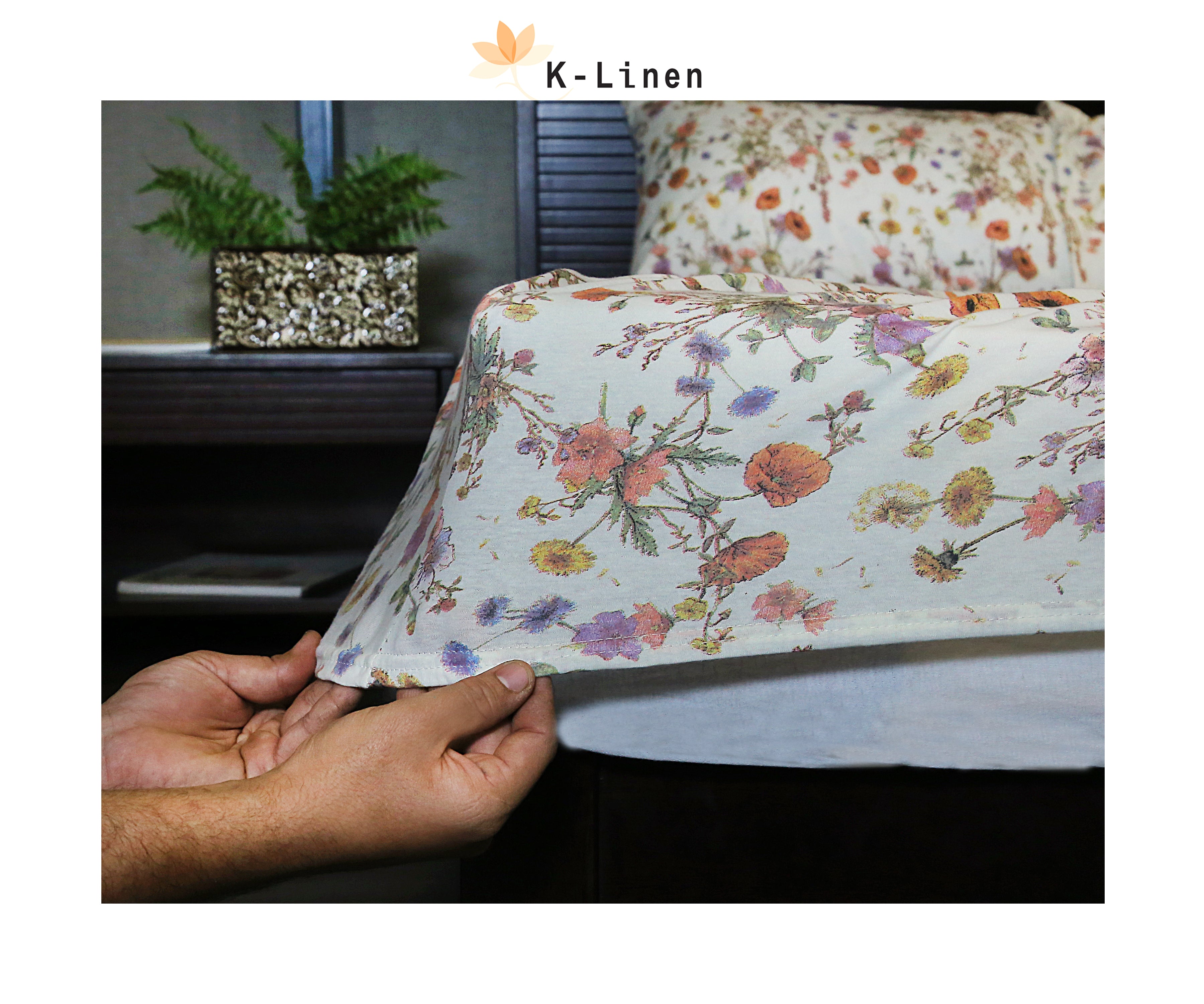 Jersey Printed Bed Fitted Sheet