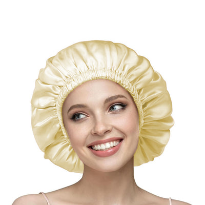 Silk Hair Bonnet - Golden