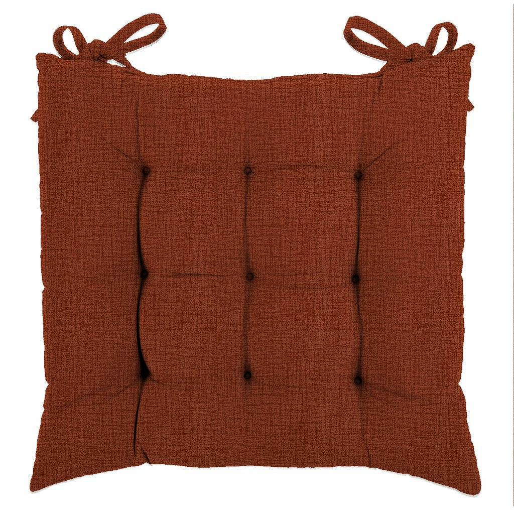 Chair Pad With Strap - Brown