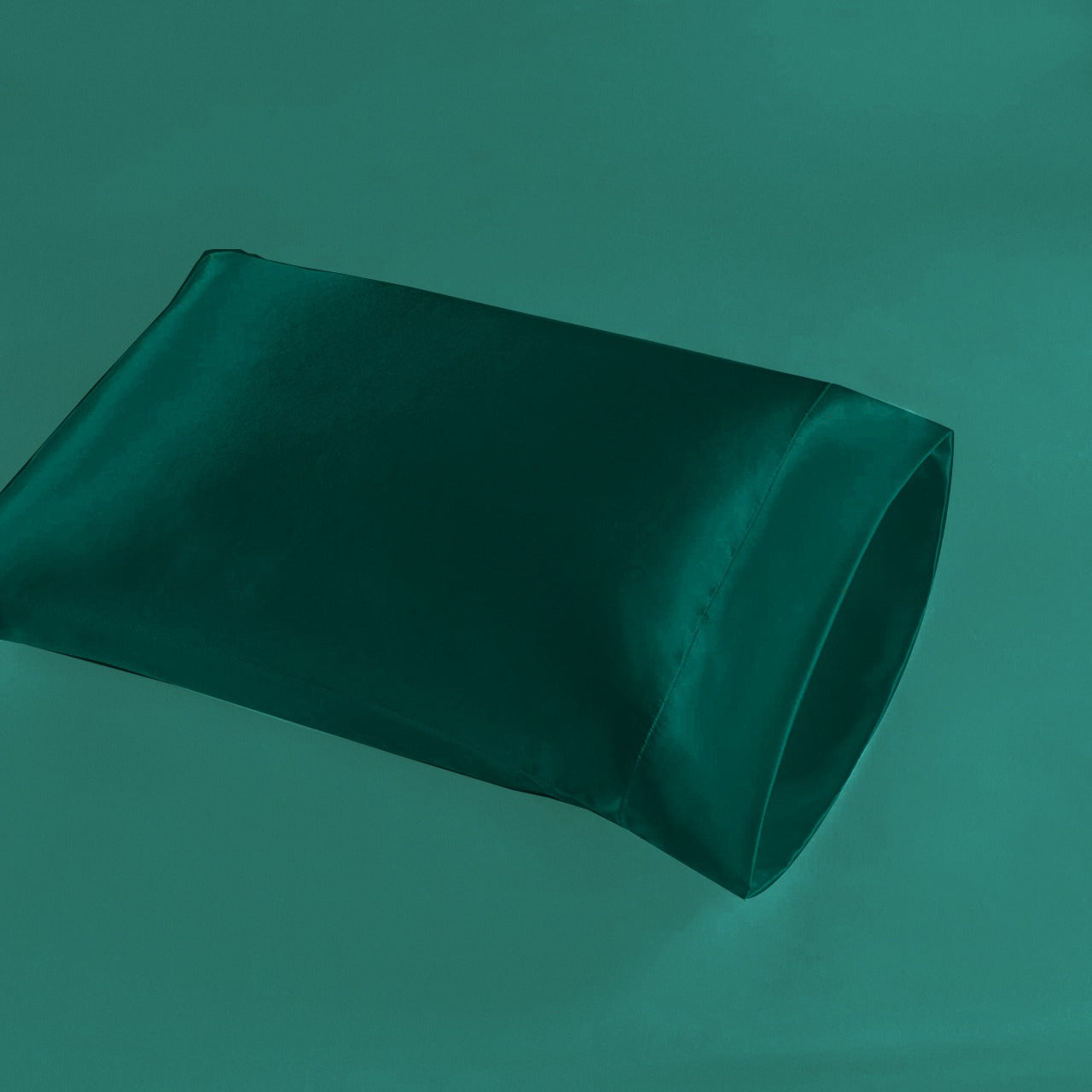 Premium Satin Silk Sheet - Emerald Green