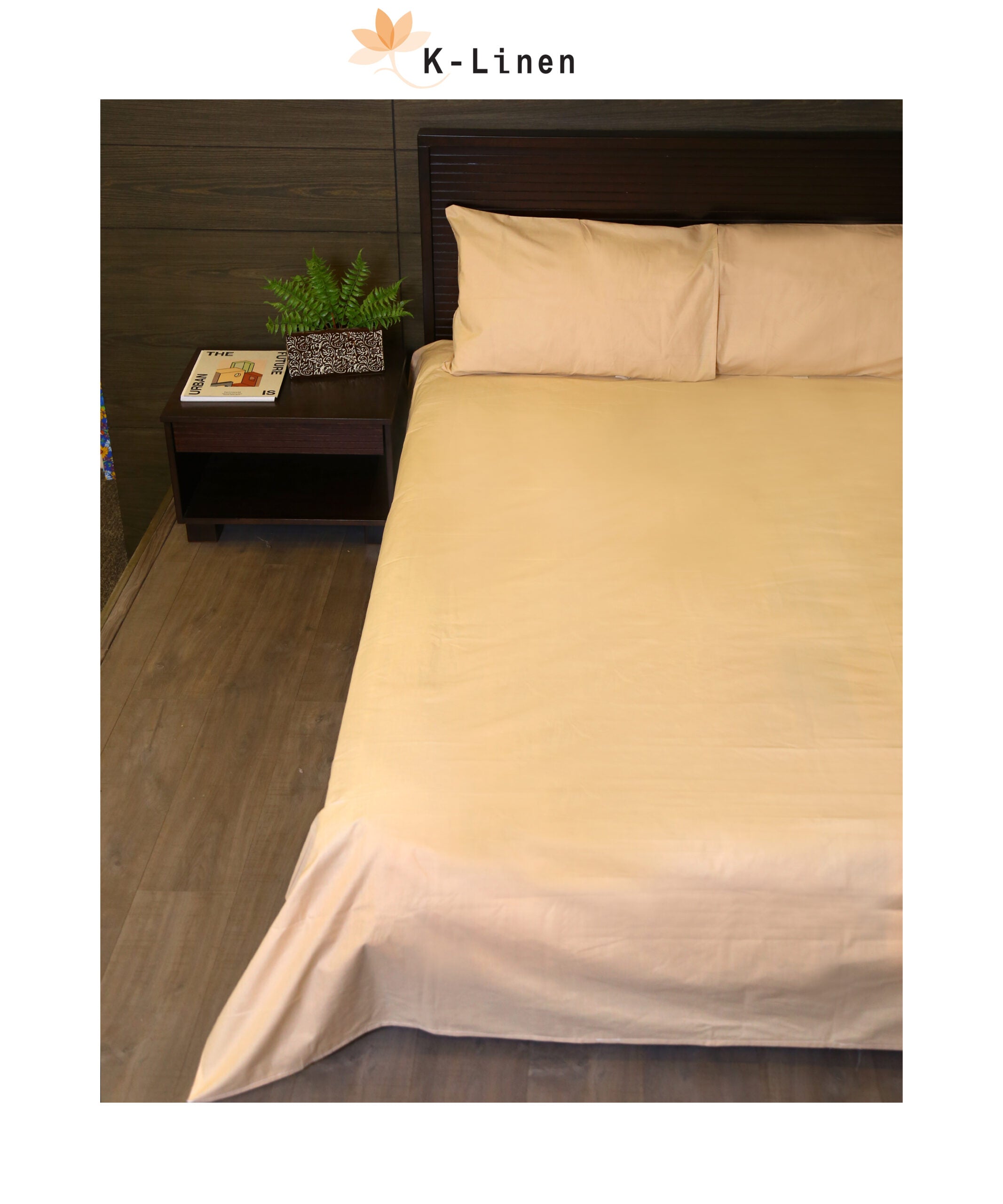 Ivory Solid Bed Sheet Set