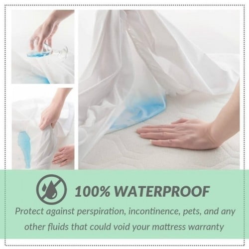 Water Proof Mattress Protector - Brown