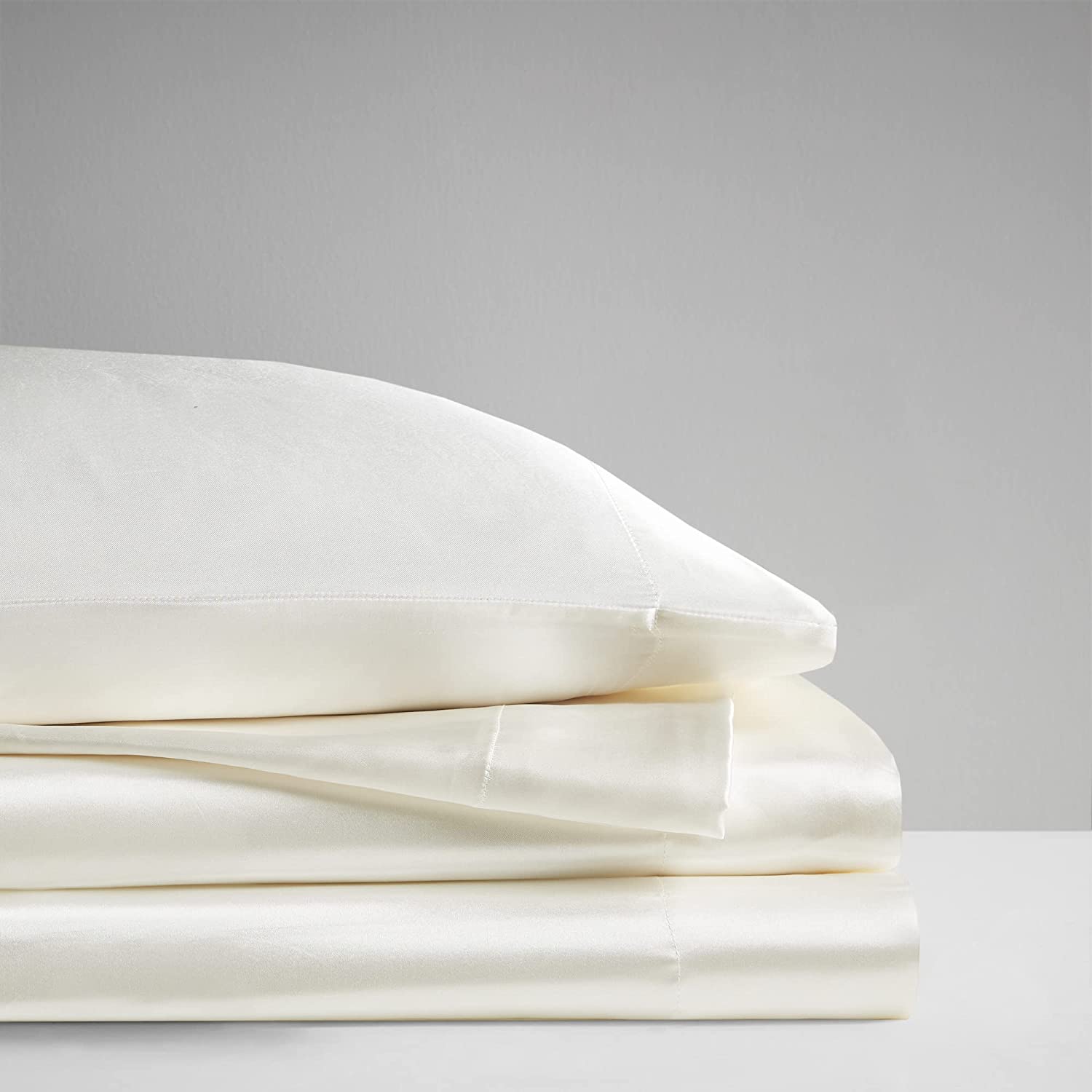Premium Satin Silk Sheet - White