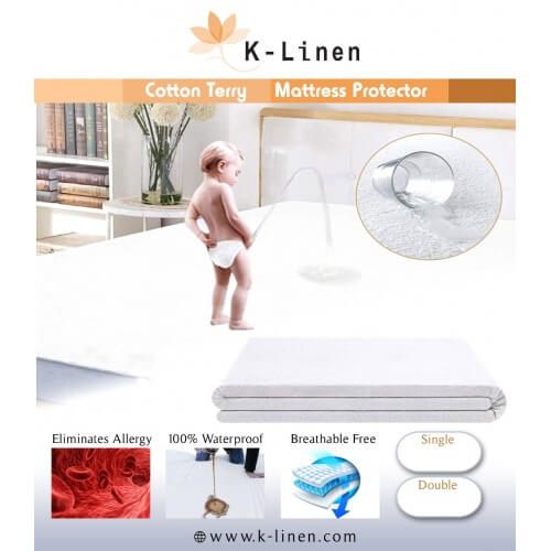 Single Bed Water Proof Mattress Protector