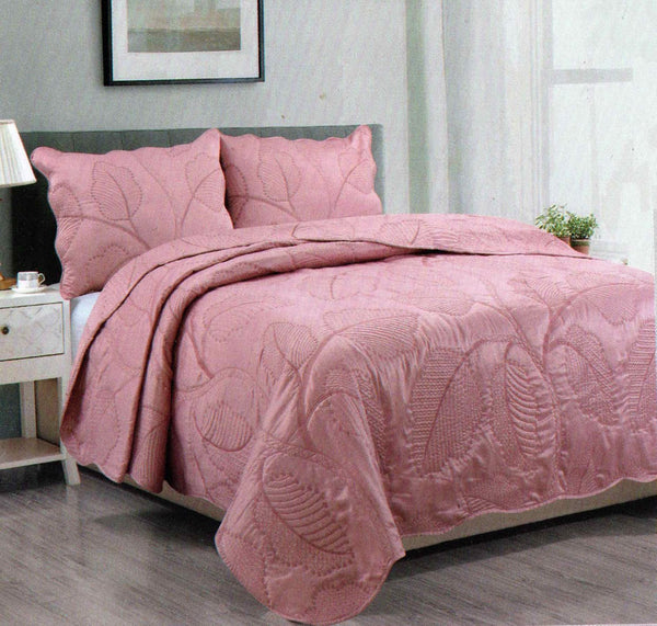 Cotton Sateen Quilted-Pink
