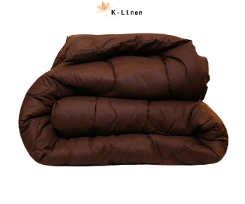 Quilt Comforter - 200 Gsm - Brown