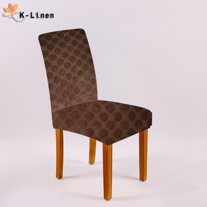Dining Room Terry Chair Covers- Chocolate Brown