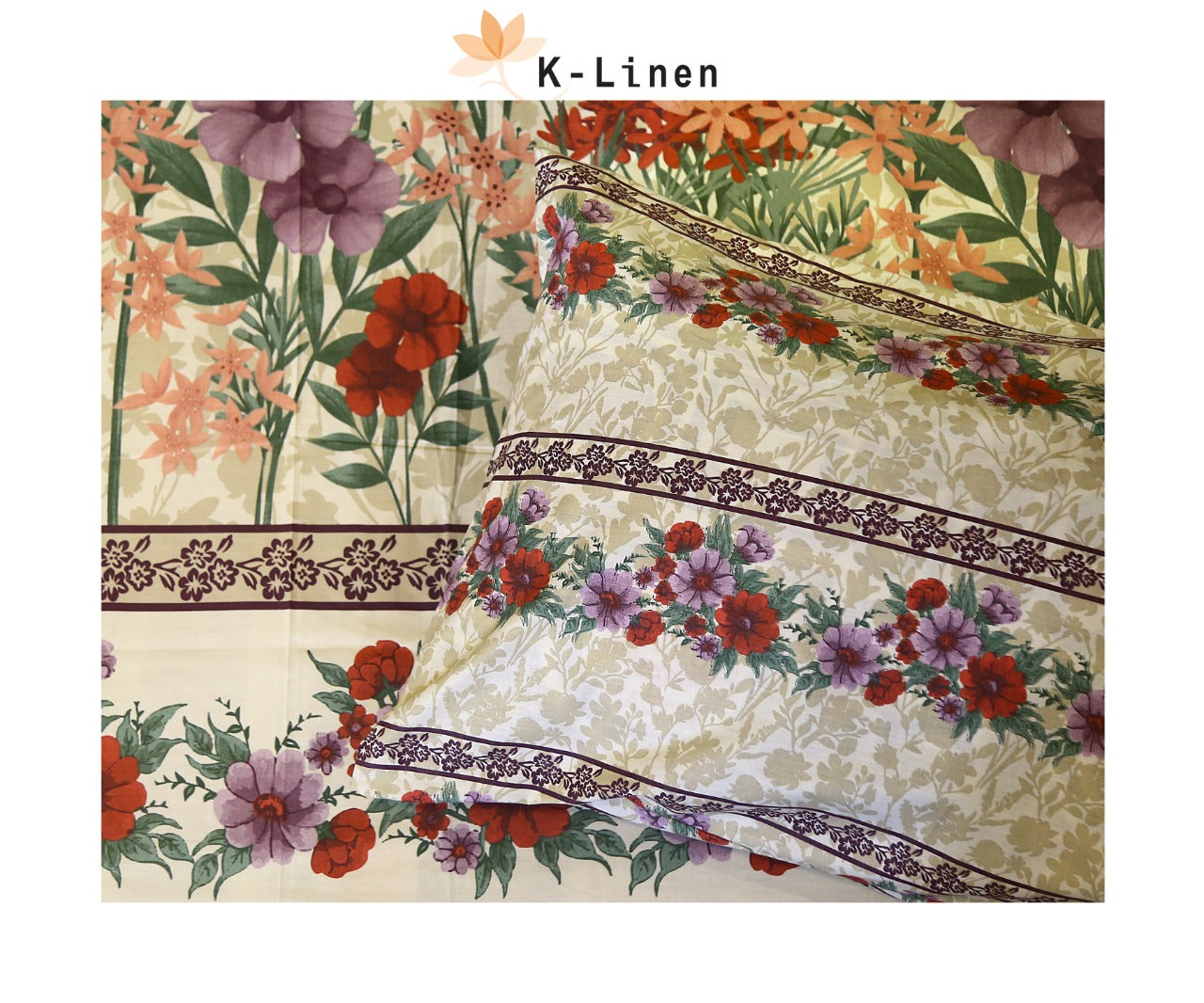 Classic Floral Bed Sheet