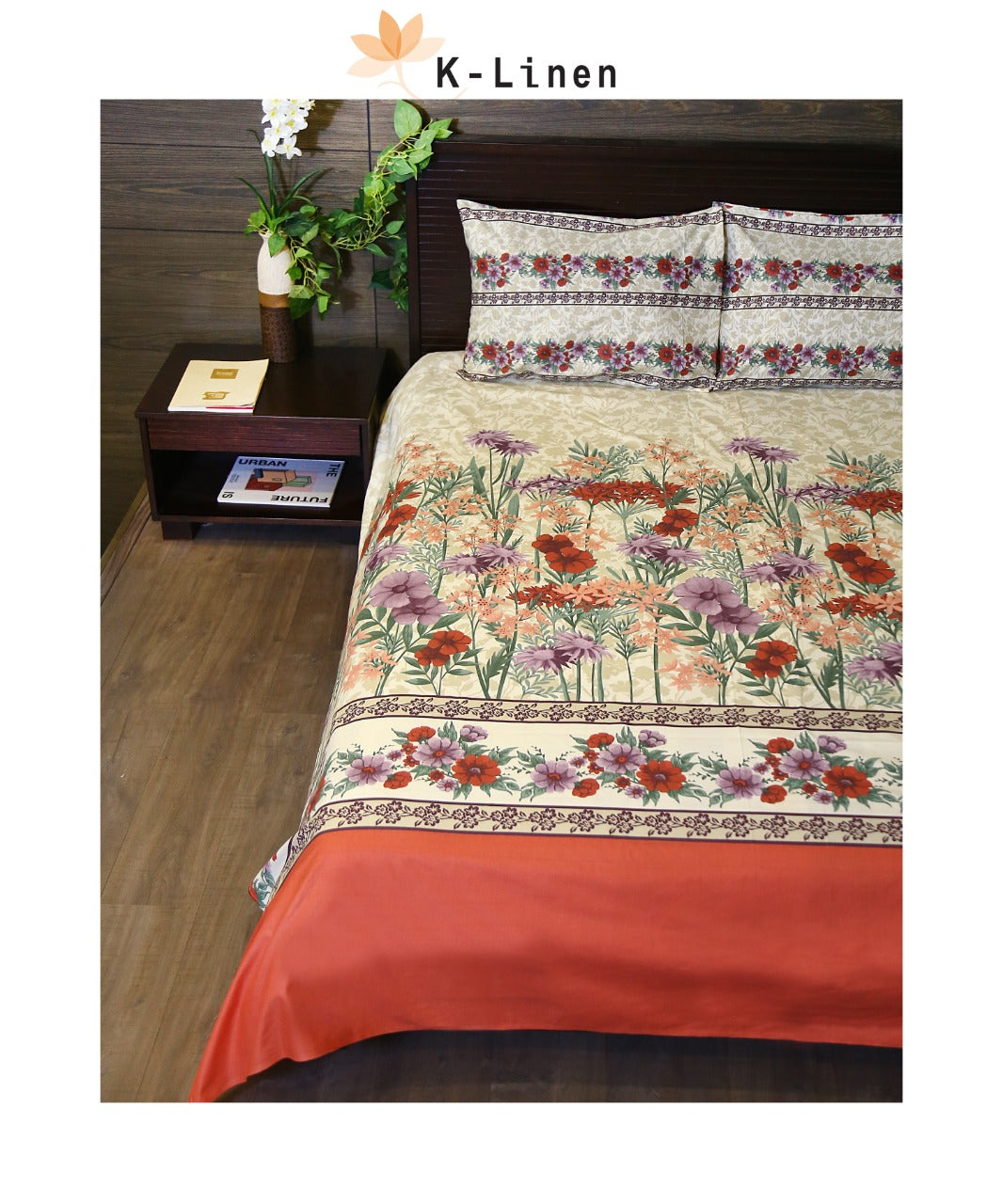 Classic Floral Bed Sheet