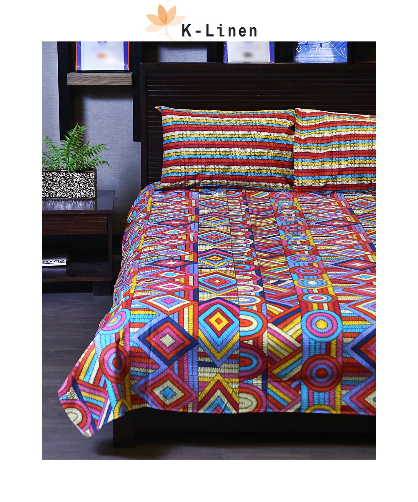 Rainbow Prism Bed Sheet Set