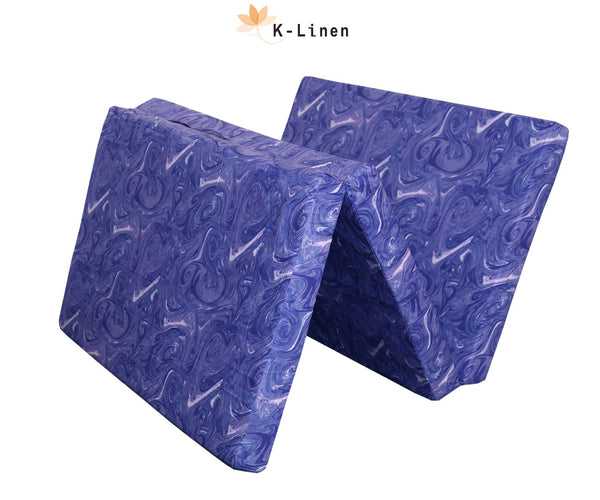Portable Mattress Blue Texture
