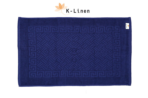 Greek Bath Mat - Blue