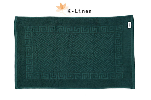 Greek Bath Mat - Green