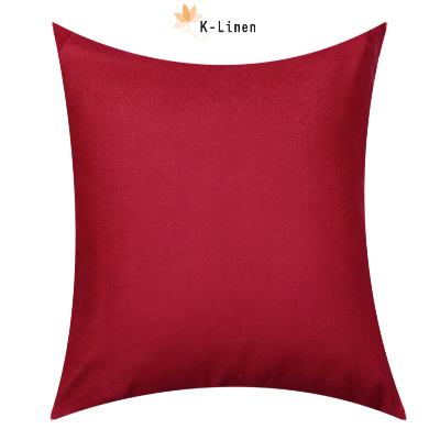 Solid Maroon Cushion Cover