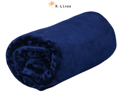 Navy Blue Plush Blanket